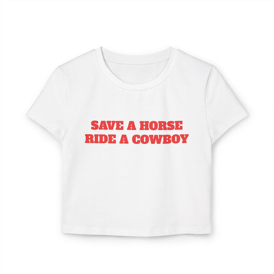 Save A Horse Ride A Cowboy Baby Tee